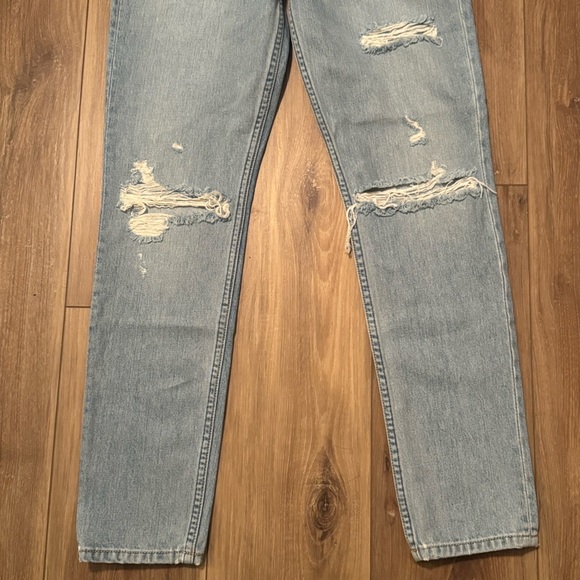 NWT Free People Boyish By Her Billy Women's Size 26 High Rise Skinny Jeans Denim - Picture 3 of 4